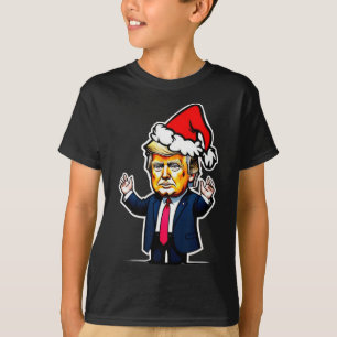 Camiseta Donald Trump Christmas Para Pais E Mulheres Christ