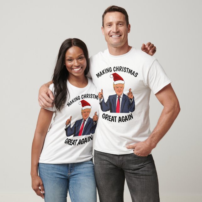 Camiseta DONALD TRUMP CHRISTMAS T-Shirts, EXCELENTE NOVAMEN (Unissex)
