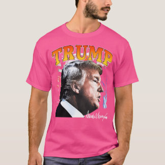 Camiseta Donald Trump Classic Vintage Bootleg Rap Graphic T