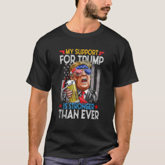 Camiseta Donald Trump Combatendo Combatentes Apoiadores