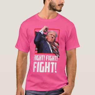 Camiseta Donald Trump Combatendo Combatentes Apoiadores
