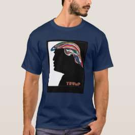 Camiseta Donald Trump Combover psicadélico