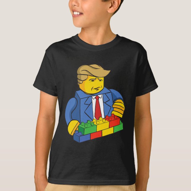 Camiseta Donald Trump - Construir Muro  (Frente)