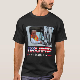 Camiseta Donald Trump Corre No Caminhão De Lixo 1