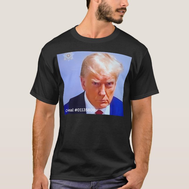 Camiseta Donald Trump Criminal 01135809 (Frente)