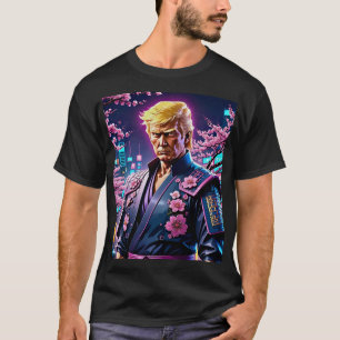 Camiseta Donald Trump Cyberpunk Samurai Warrior Tee