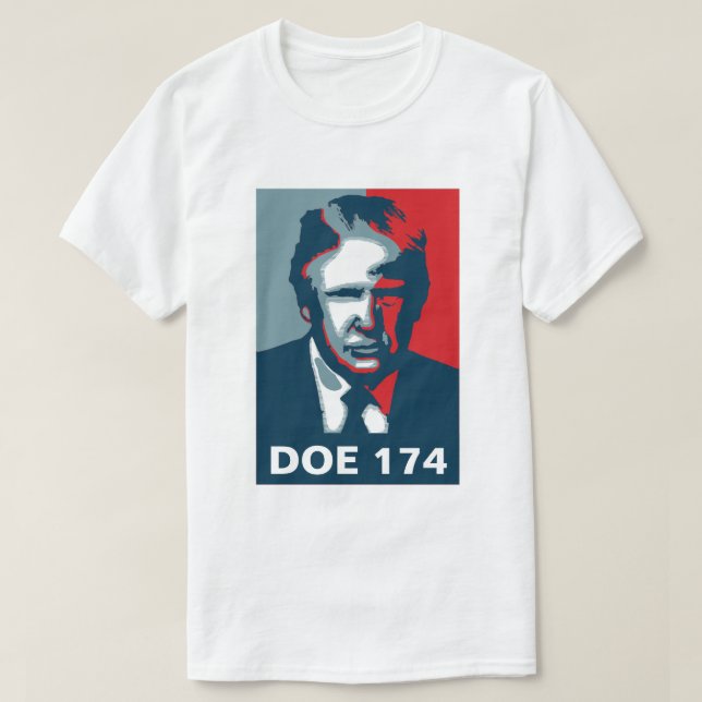 Camiseta Donald Trump Doe 174 (Frente do Design)