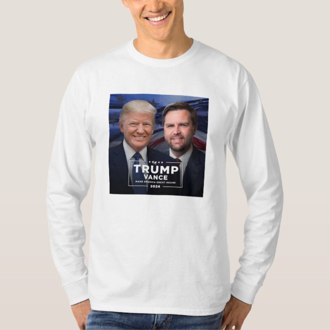 Camiseta Donald Trump e JD Vance (Frente)