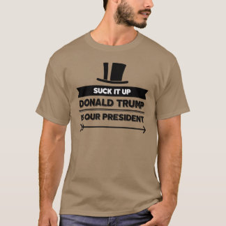 Camiseta Donald Trump é nosso presidente Engraçado Homens