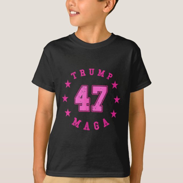 Camiseta Donald Trump Eleição 2024 45 47 Presidente  (Frente)