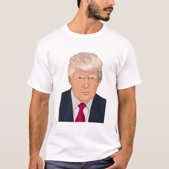 Camiseta Donald Trump enfrenta (Frente)
