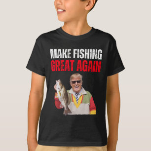 Camiseta Donald Trump Engraçado Faz Excelente De Pesca Mais
