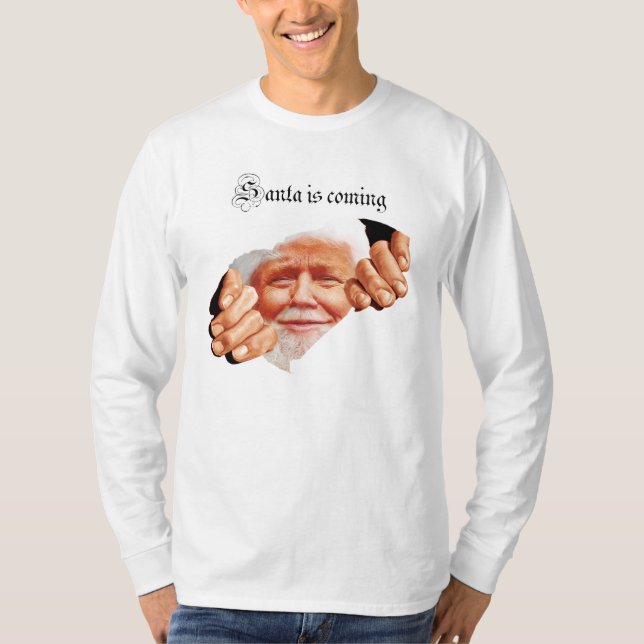 Camiseta Donald Trump está vindo (Frente)