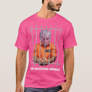 Camiseta Donald Trump Eu Não Fiz Nada De Clássico Errado