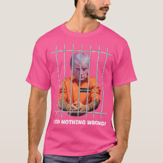 Camiseta Donald Trump Eu Não Fiz Nada De Clássico Errado