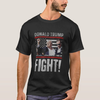 Camiseta Donald Trump Fist Pump Nós Combatemos O Trum Da Ba