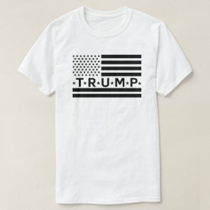 Camiseta Donald Trump Flag 2024 Retire a América