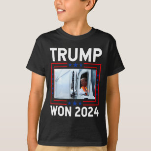 Camiseta Donald Trump Ganhou a Inauguração da Eleição de 20
