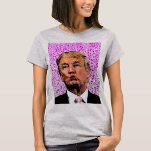 CAMISETA DONALD TRUMP GLITTER BISS T-SHIRTS DE ANIVERSÁRIO
