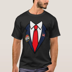 Camiseta Donald Trump Halloween Fácil Costume De Último Min