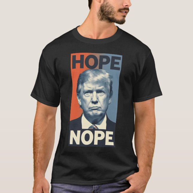 Camiseta Donald Trump - Hope Nope - Presidente (Frente)