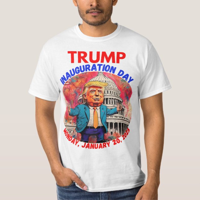 CAMISETA DONALD TRUMP INAUGURATION DAY 2025 (Frente)