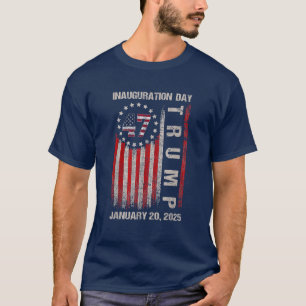 Camiseta Donald Trump Inauguration Day 2025 47th Presidente