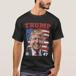 Camiseta Donald Trump J.D. Vance Leva a América de volta