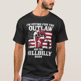 Camiseta Donald Trump J.D. Vance Outlaw Hillbilly