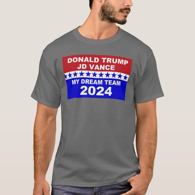 Camiseta Donald Trump JD Vance 2024 (Frente)