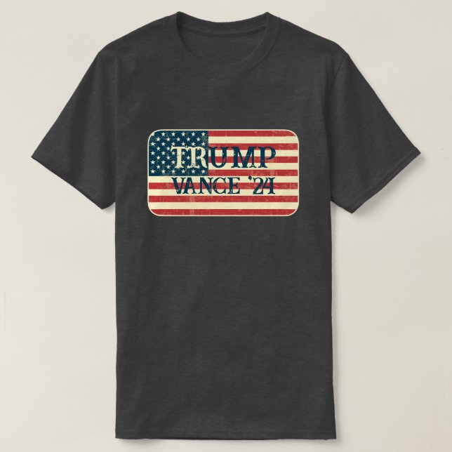 Camiseta Donald Trump JD Vance 2024 (Frente do Design)