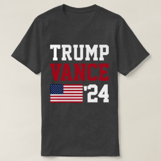 Camiseta Donald Trump JD Vance 2024 American Flag