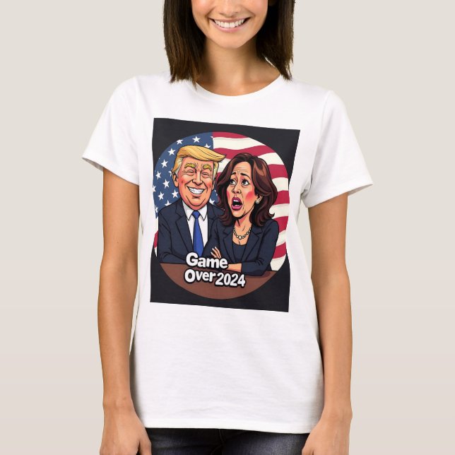 Camiseta Donald Trump Kamala harris (Frente)