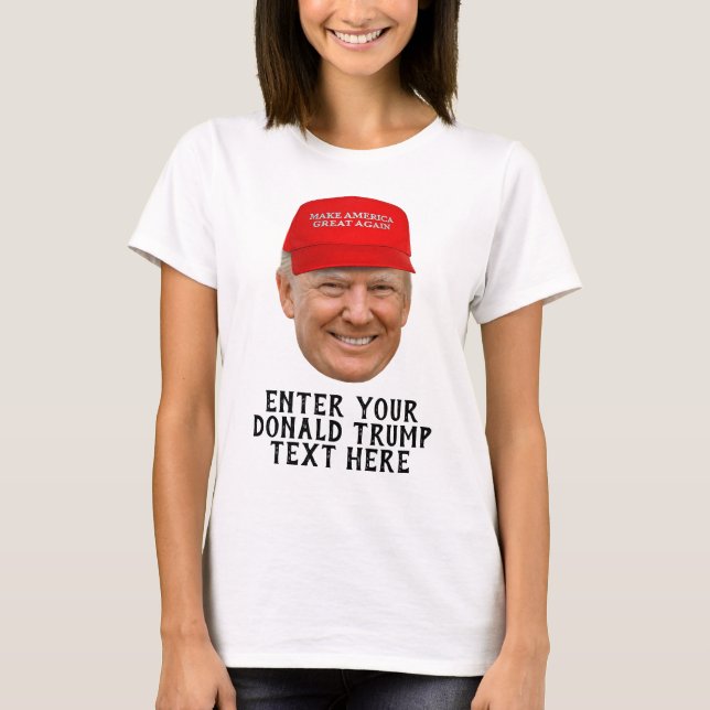 CAMISETA DONALD TRUMP MAGA PERSONALIZADO (Frente)