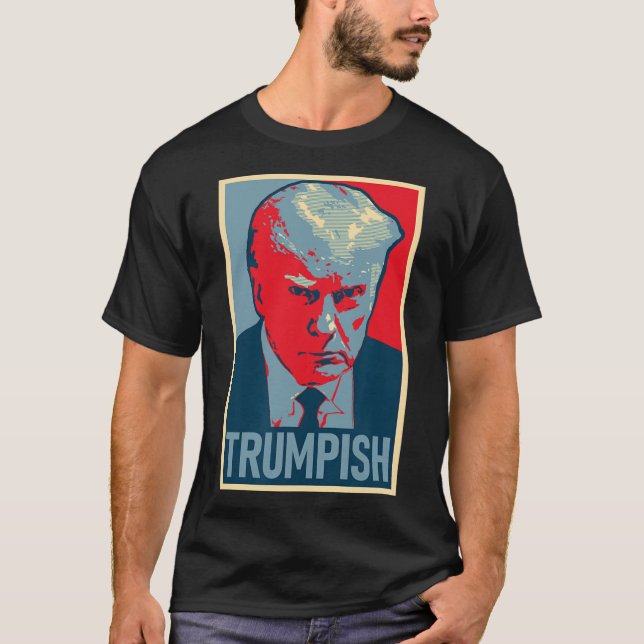Camiseta Donald Trump Mug Shot (Frente)