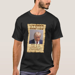 CAMISETA DONALD TRUMP MUG SHOT QUERIA O PRESIDENTE DOS EUA