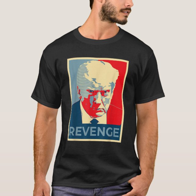 Camiseta Donald Trump Mug Solto Nunca Devolva Retro P (Frente)