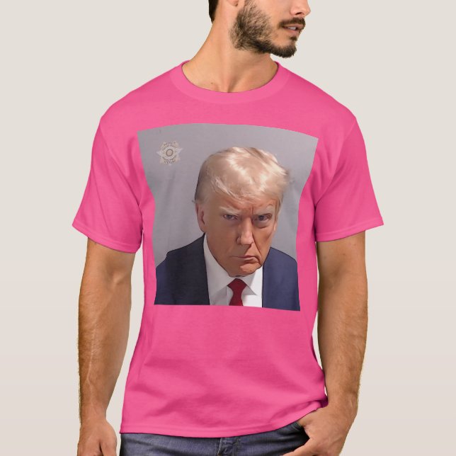 Camiseta Donald Trump Mugshot (Frente)