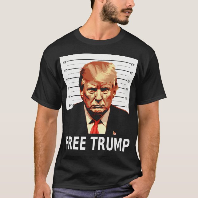 Camiseta Donald Trump Mugshot (Frente)