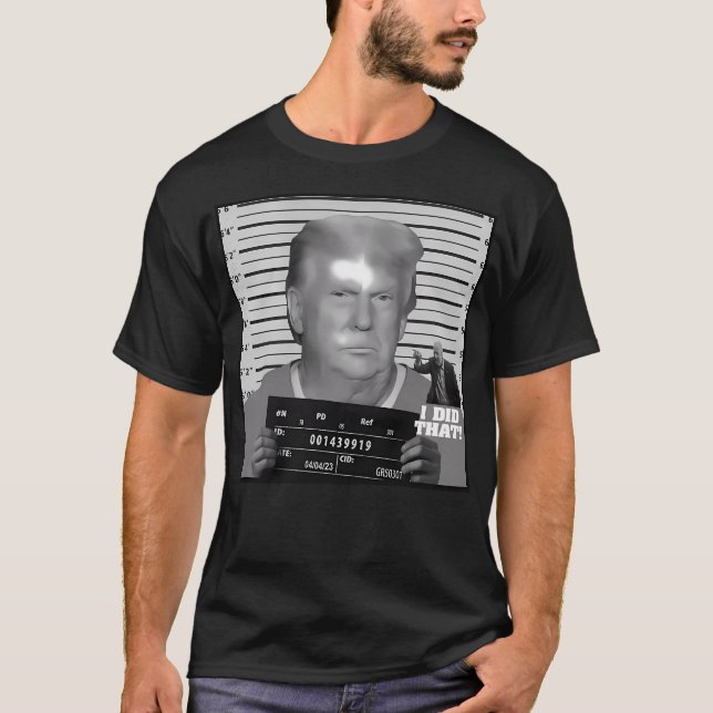 Camiseta Donald Trump Mugshot (Frente)