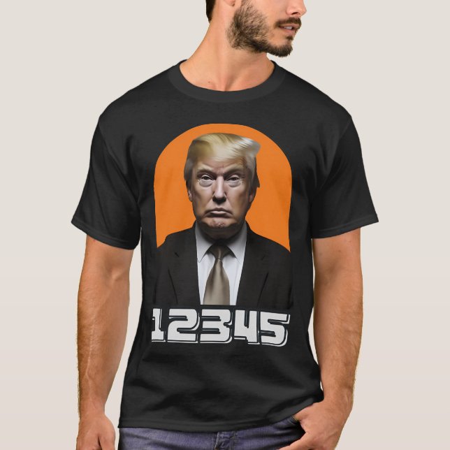 Camiseta Donald Trump Mugshot (Frente)