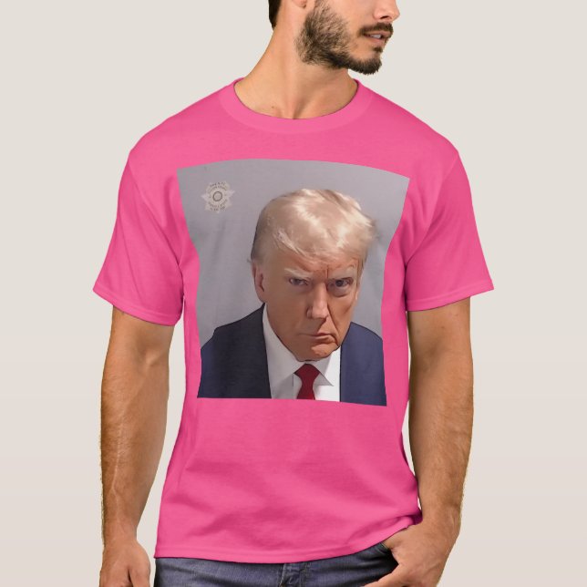 Camiseta Donald Trump Mugshot (Frente)