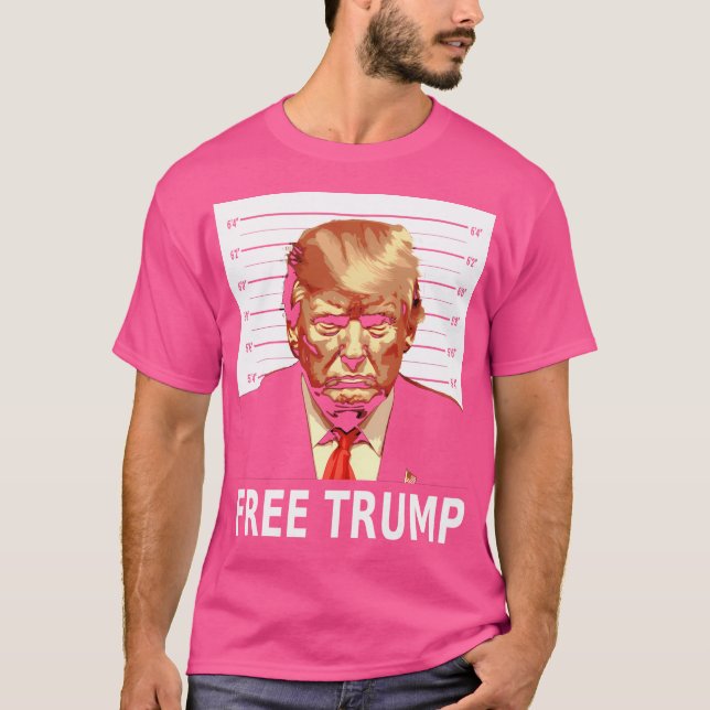 Camiseta Donald Trump Mugshot (Frente)