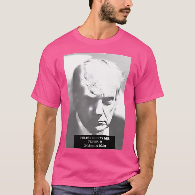 Camiseta Donald Trump Mugshot (Frente)