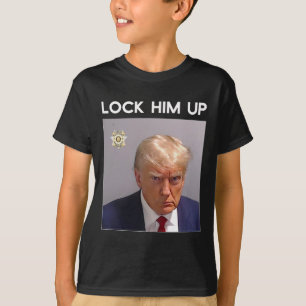Camiseta Donald Trump Mugshot O Bloqueia Trump Mug Shot