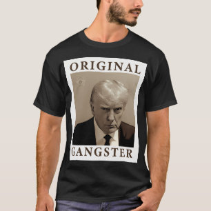 Camiseta Donald Trump Mugshot Og Original Gangster Vintage