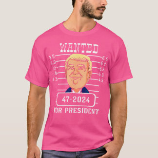 Camiseta Donald Trump Mugshot Trump 2024 Trump Para Preside