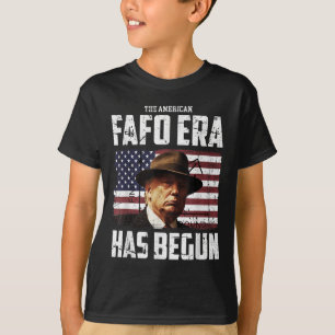 Camiseta Donald Trump Na Era Americana Do Fafo E Encontre