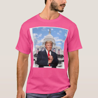 Camiseta Donald Trump Na Frente Da Casa Branca 2