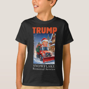 Camiseta Donald Trump Natal Engraçado Remoção do Floco de N
